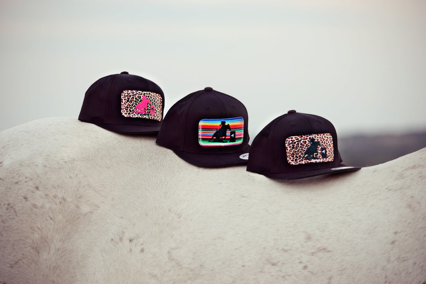 Cheetah Barrel Racer - Toddler Snapback Hat - Black