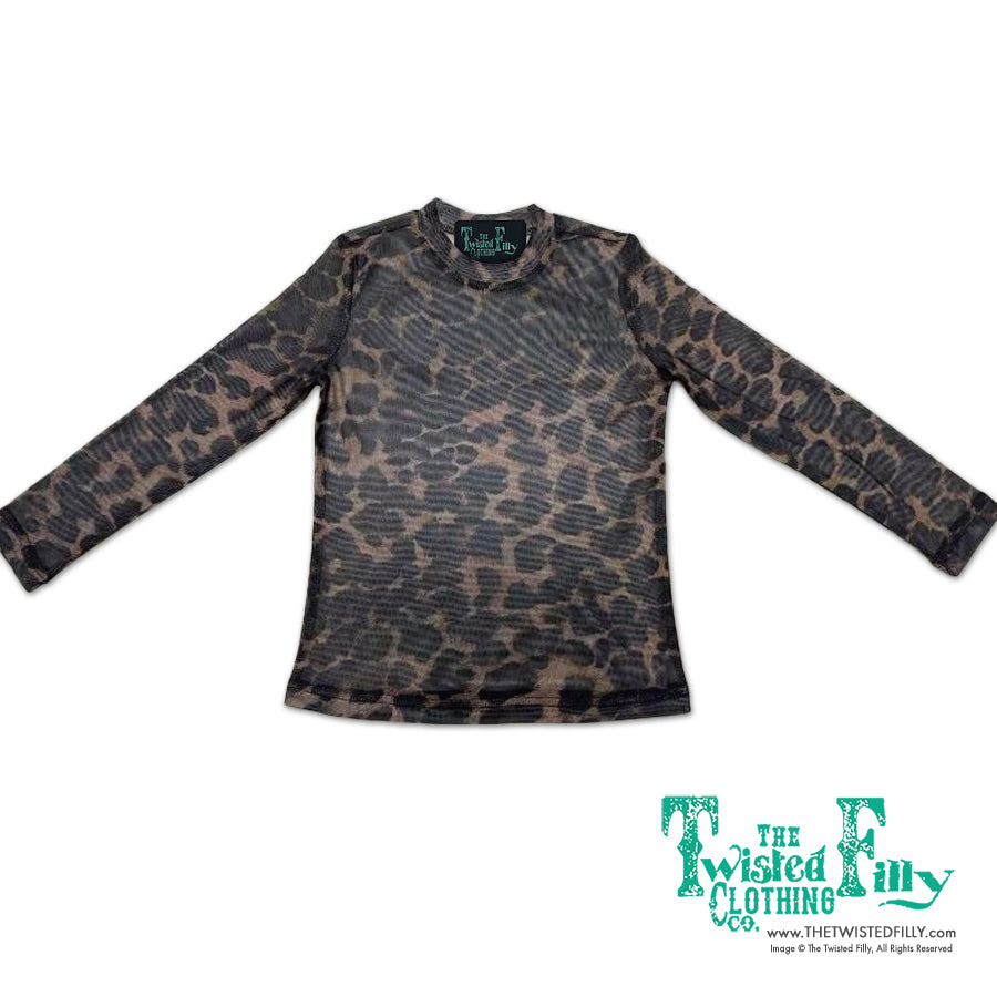 Dark Cheetah - Youth Mesh LS Top (6pcs)