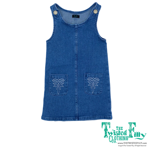Boot Stitch - Toddler Denim Dress (4pcs)