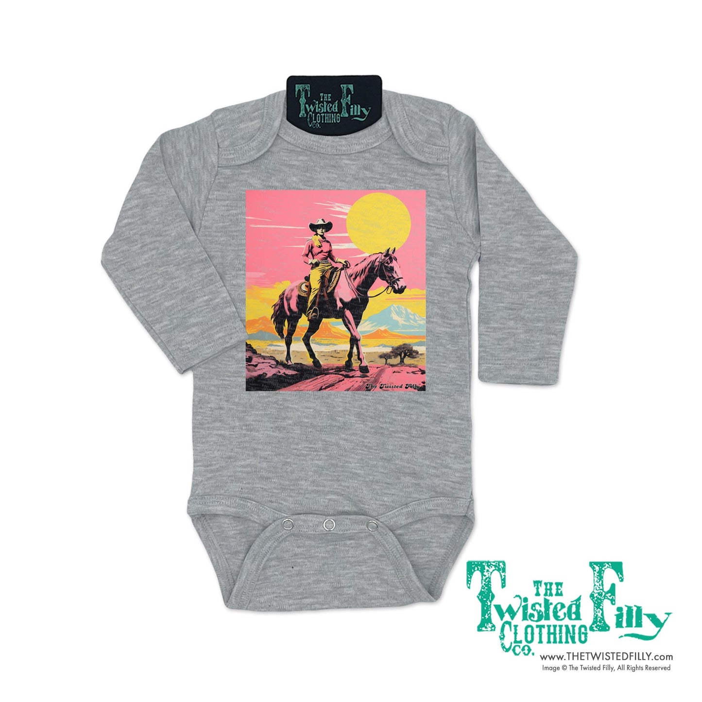Desert Cowgirl - L/S Infant One Piece (6pcs)