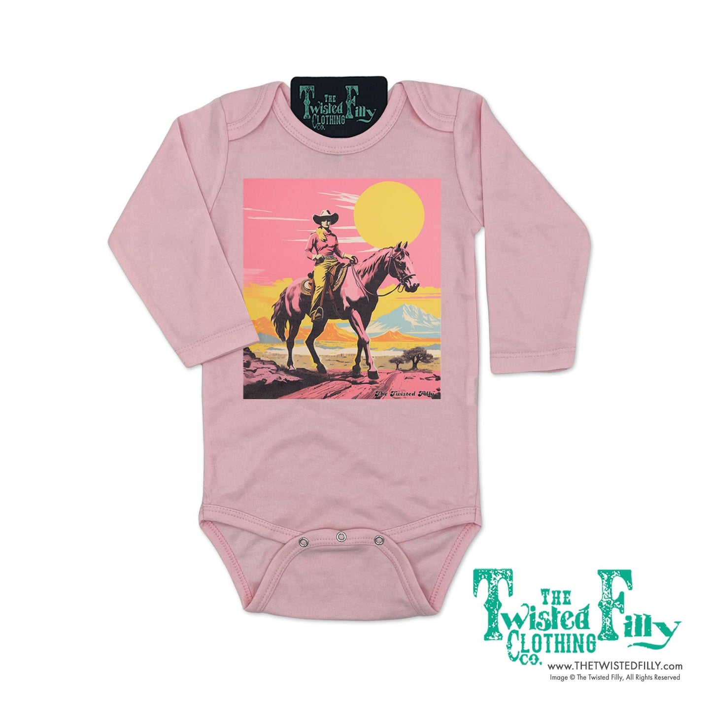 Desert Cowgirl - L/S Infant One Piece (6pcs)