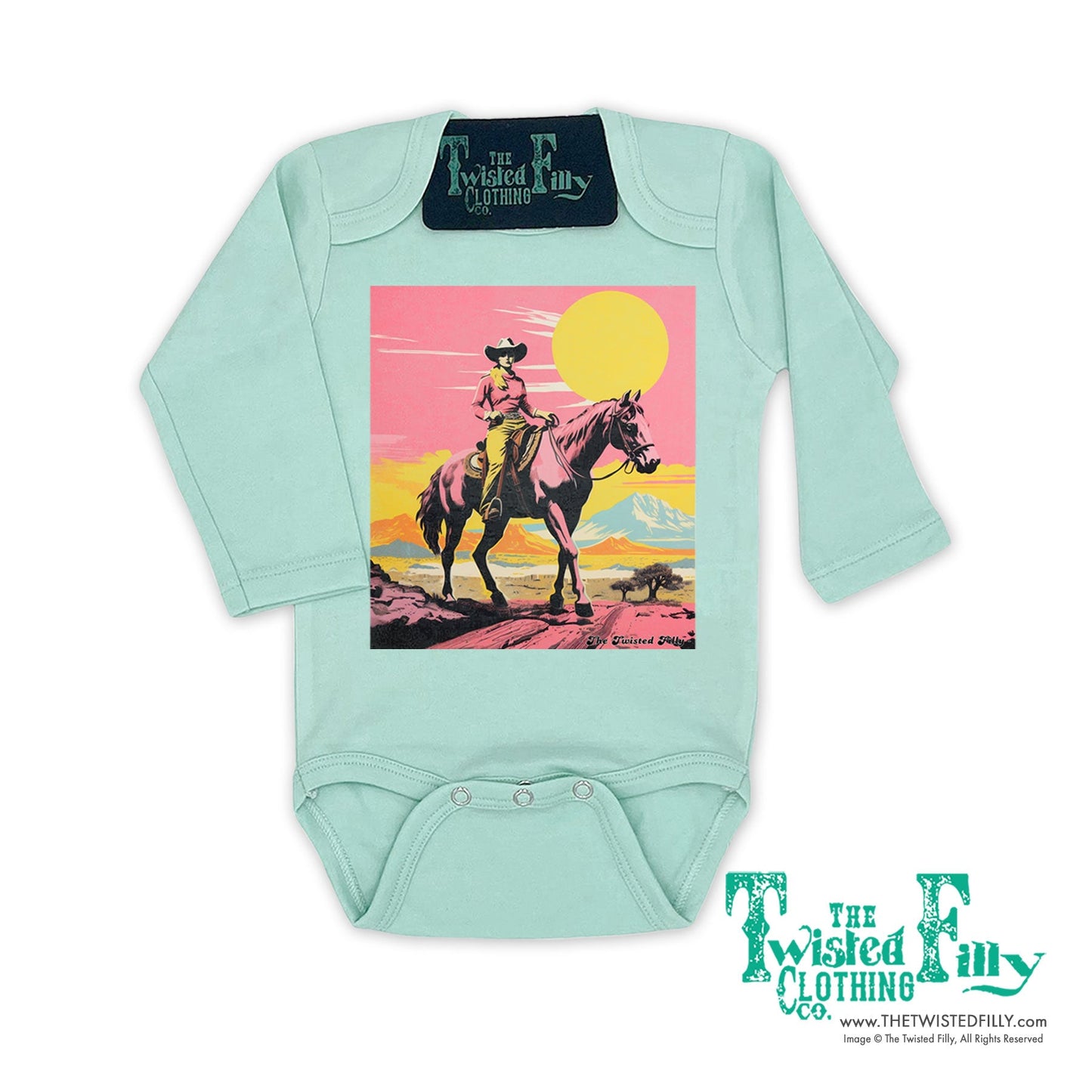 Desert Cowgirl - L/S Infant One Piece (6pcs)