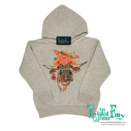 Flower Child Steer - Youth Hoodie (7 Pcs)