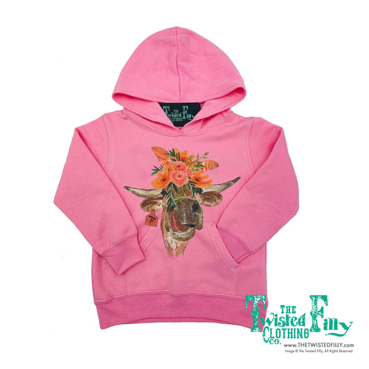 Flower Child Steer - Toddler Hoodie (6 Pcs)