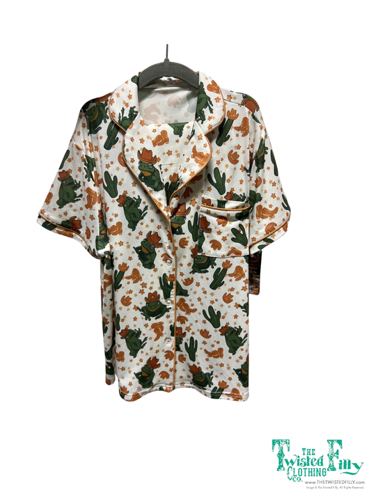 Cowboy Frog - Youth PJ Set (6pcs)