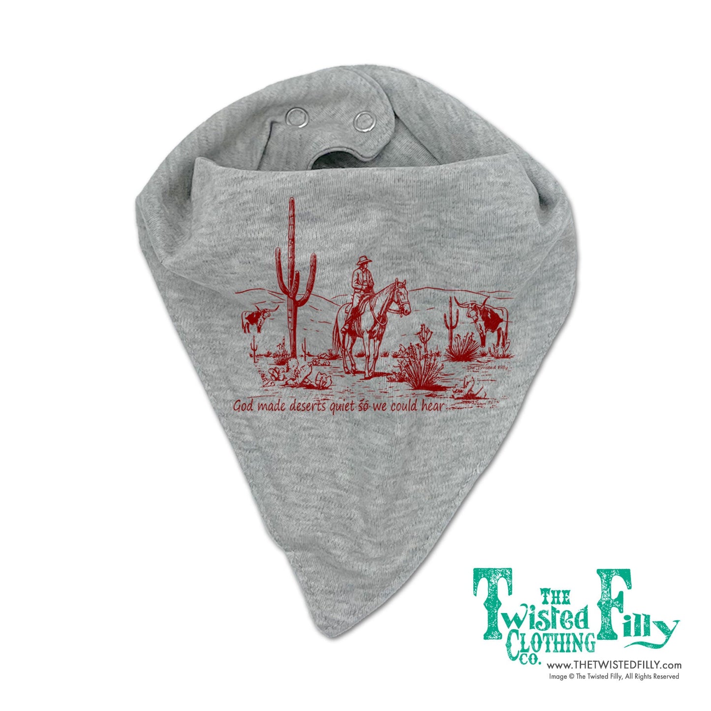 God Made Deserts - Bandana Bib (3pcs)