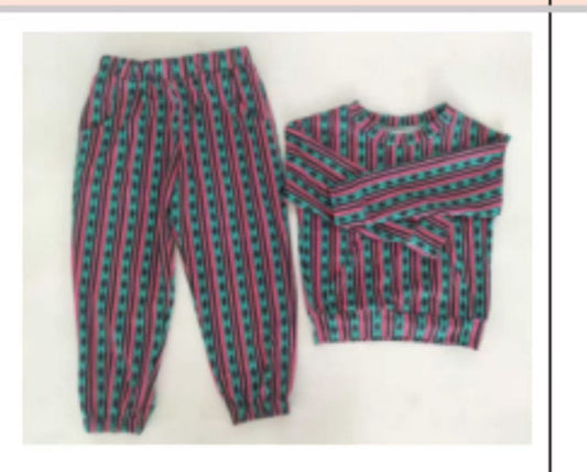 Vintage Pink Aztec - Youth Sweatsuit (6pcs)