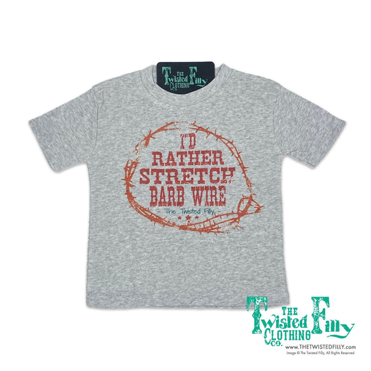 Retro I'd Rather Stretch Barb Wire - S/S Infant Tee (6 Pcs)