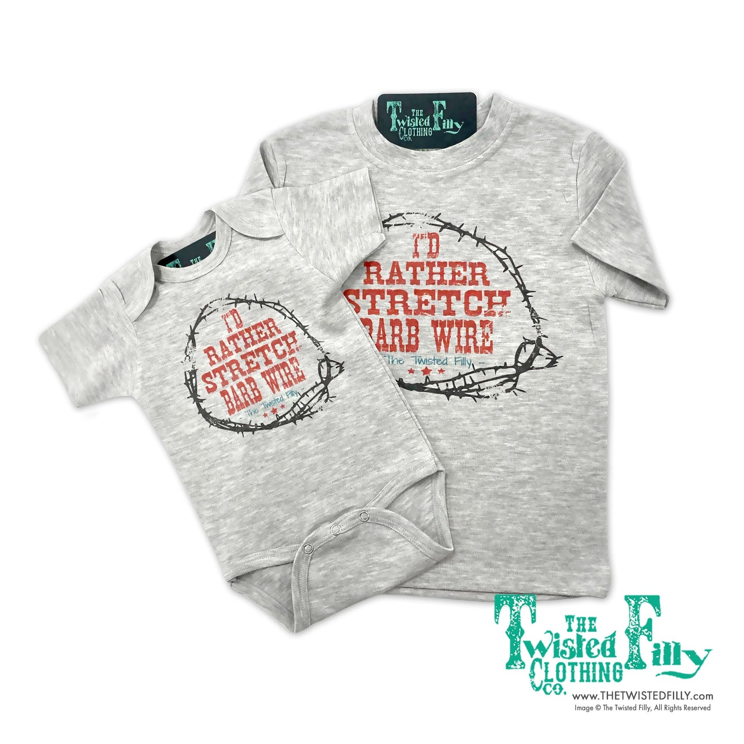 I'd Rather Stretch Barb Wire - S/S Infant One Piece (6pcs)