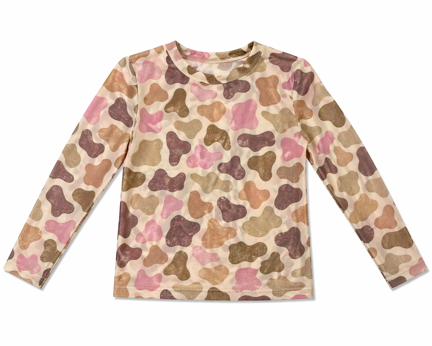Pink Camo - Toddler Mesh LS Top (4pcs)
