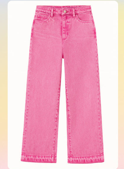 Pink Wash Denim Jeans - Youth (6pcs)