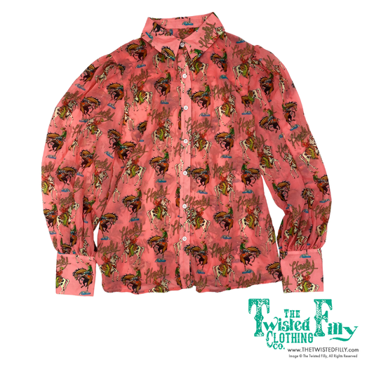 Pink Howdy - Youth Chiffon Blouse (6pcs)