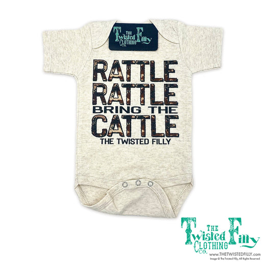 Rattle Rattle Bring the Cattle - S/S - Infant One Piece (6pcs)