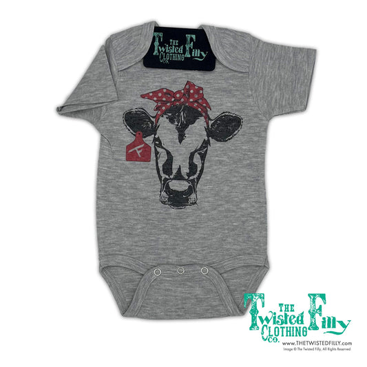 Red Bandana Calf - Infant One Piece (6pcs)