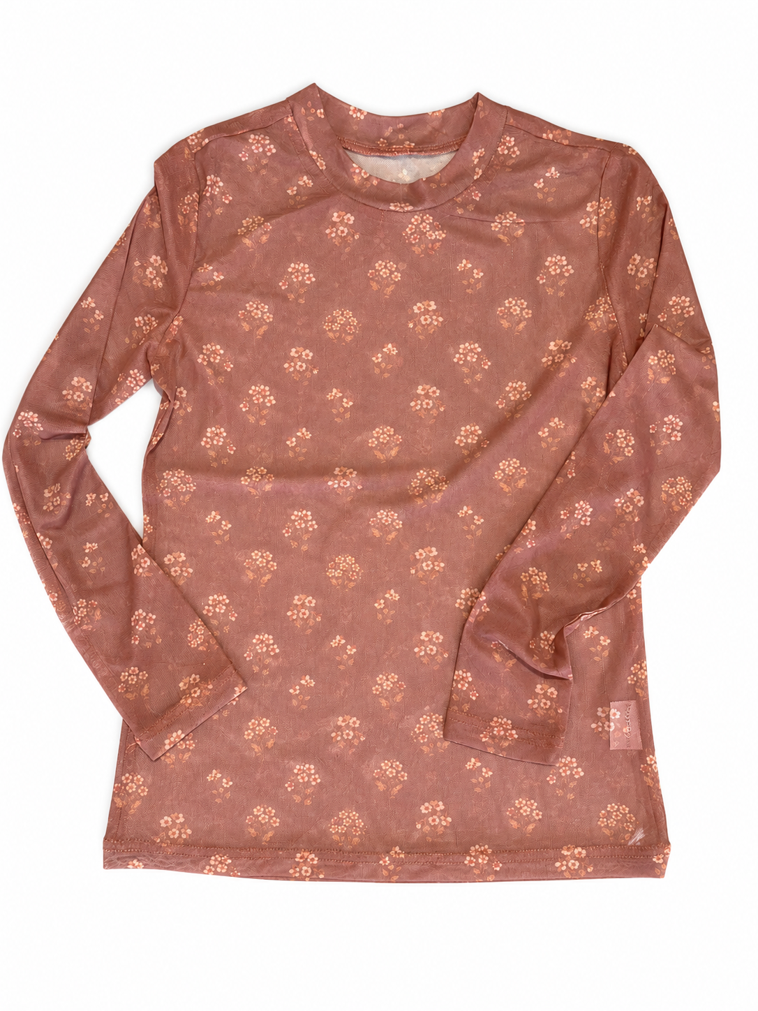 Rust Floral - Infant Mesh LS Top (6pcs)