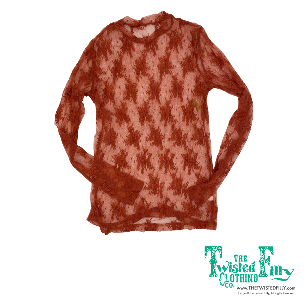 Youth LS Lace Top - (6pcs)