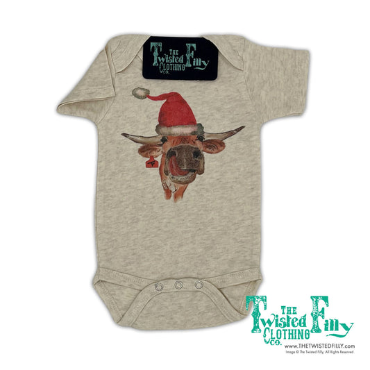 Santa Steer - S/S Infant One Piece (6pcs)