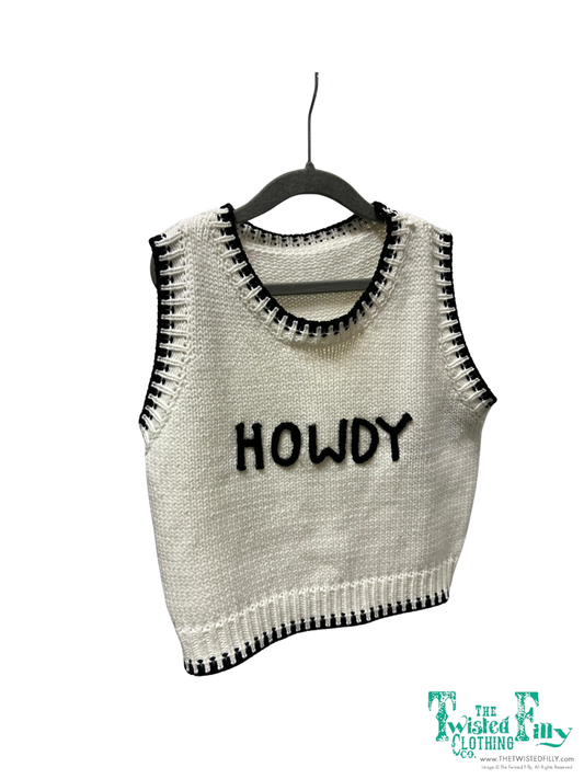 Howdy - Toddler Sweater Vest (4pcs)