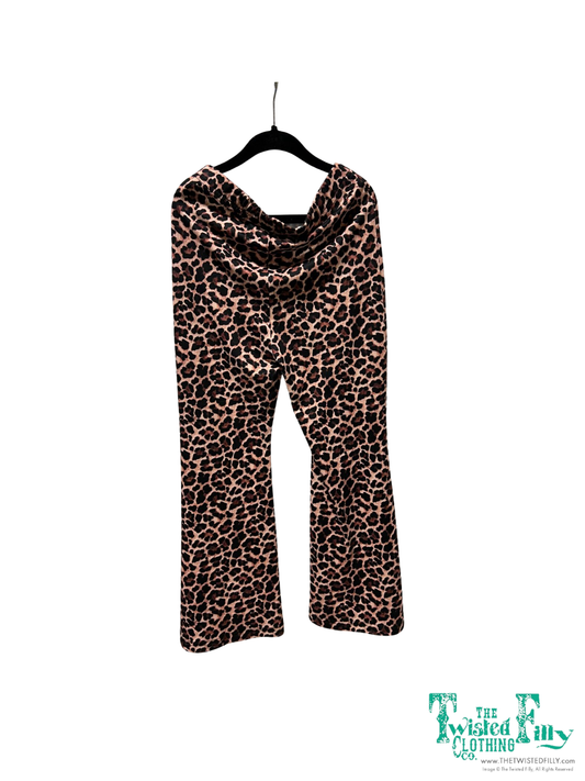 Cheetah - Toddler Bell Bottom Pants (4pcs)