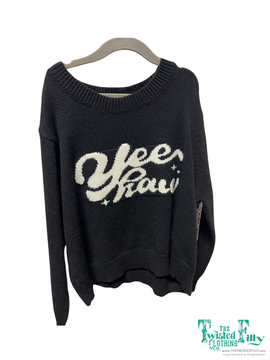 Black Yee Haw - Toddler SweaTer (4pcs)