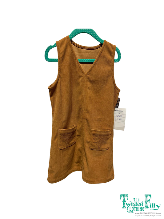 Brown Corduroy - Youth Dress (6pcs)