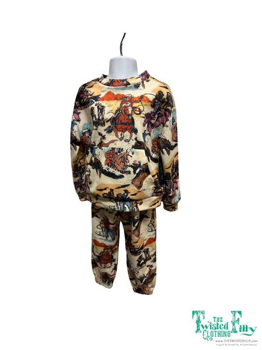 Vintage Western Sweatsuit -Youth (6pcs)