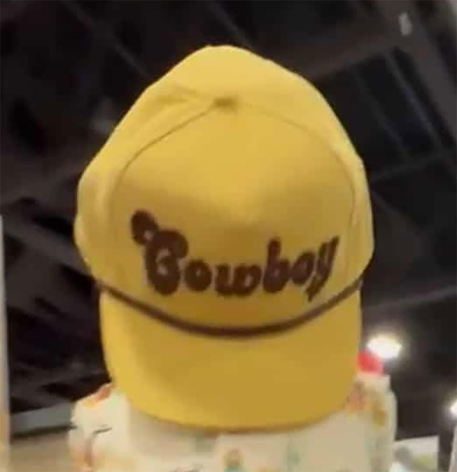 Cowboy 3D Embroidered - Infant Snapback Hat (2pcs)