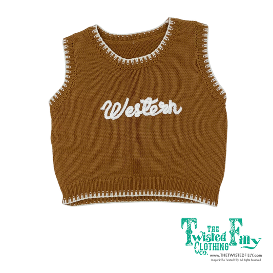 Western - Infant Sweater Vest (6pcs)