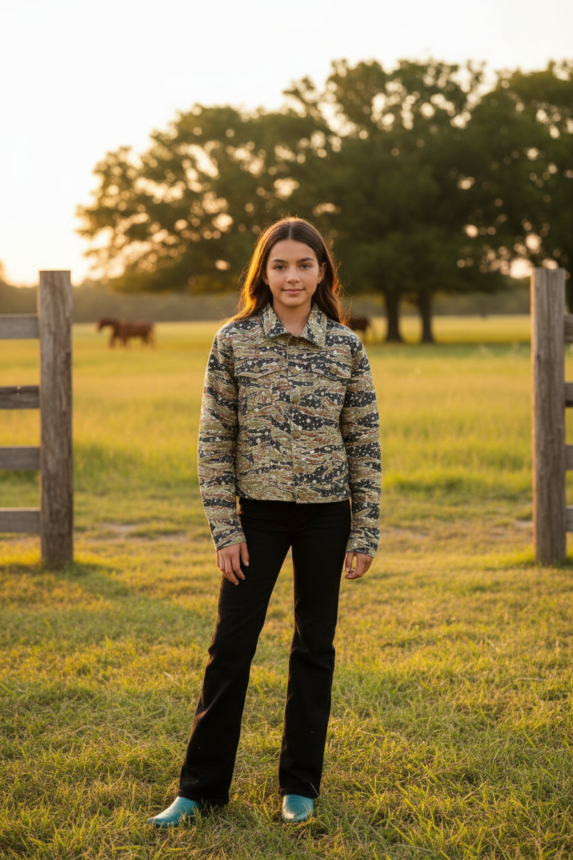 Camo Star - Adult Jean Jacket (7pcs)