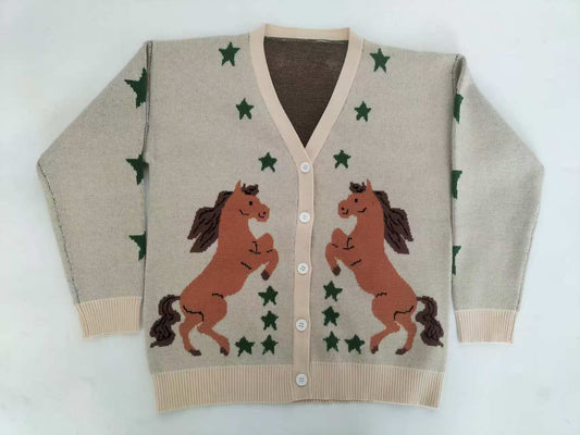 Star Horse - Toddler Cardigan Sweater (4pcs)