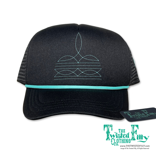 Boot Stitch Youth Trucker Hat (2pcs)