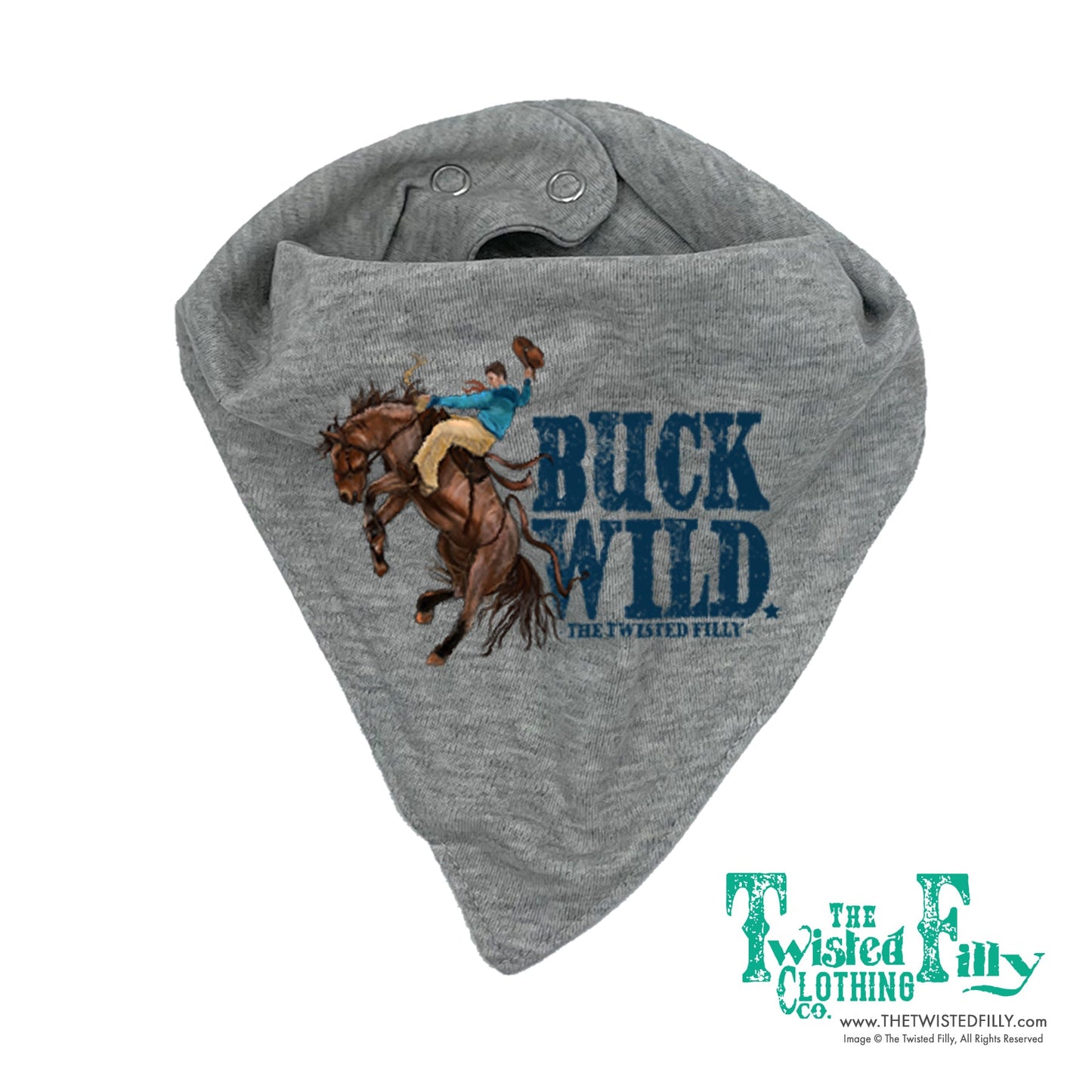 Buck Wild - Bandana Bib (3pcs)