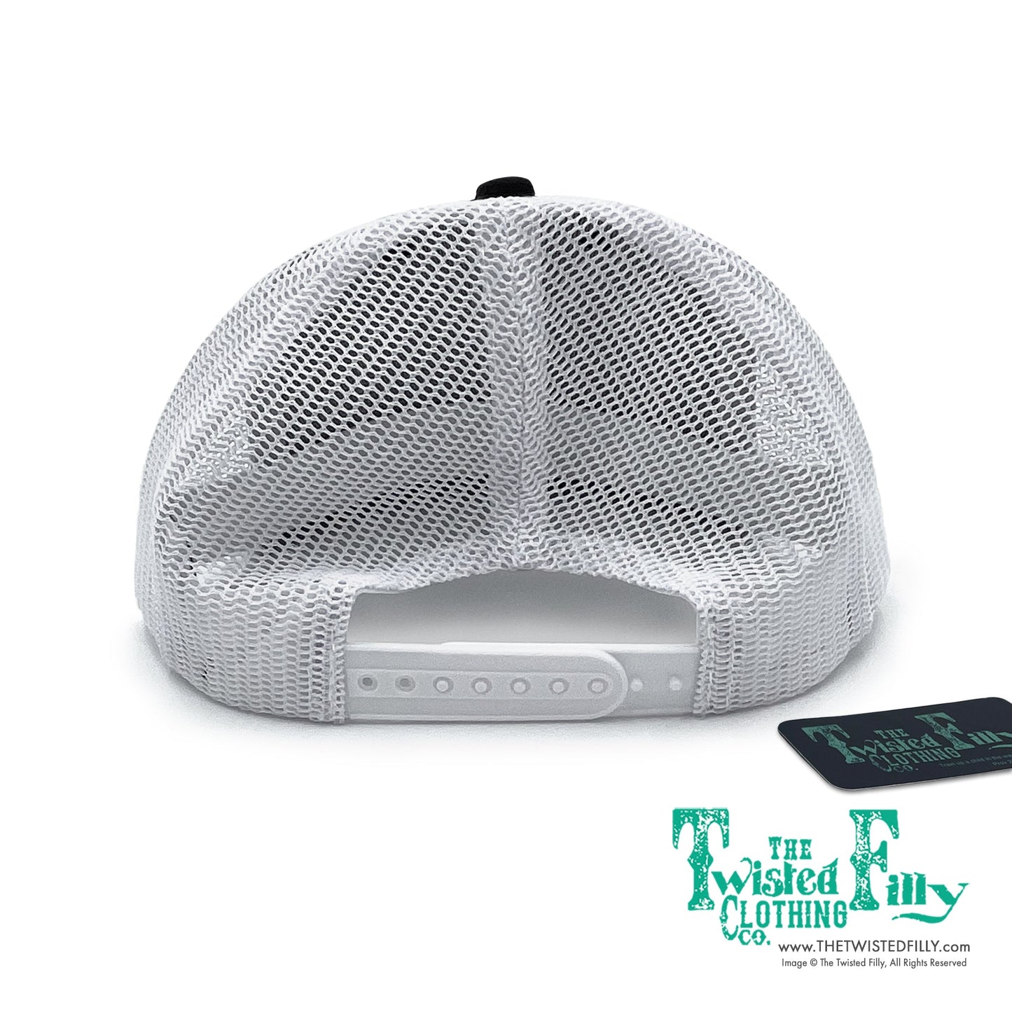 Buck Wild - Youth / Adult Snapback Hat - Black/White (2pcs)