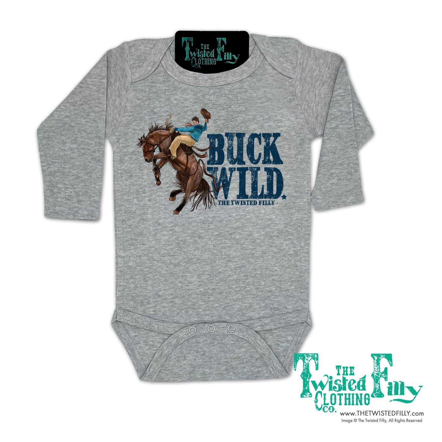 Buck Wild - Infant L/S One Piece (6pcs)