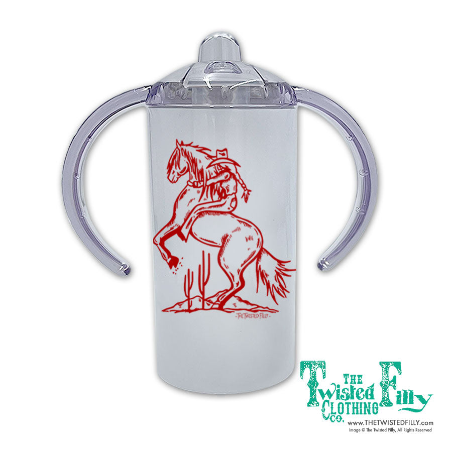Bucking Cowgirl - Sippy Cup (2pcs)