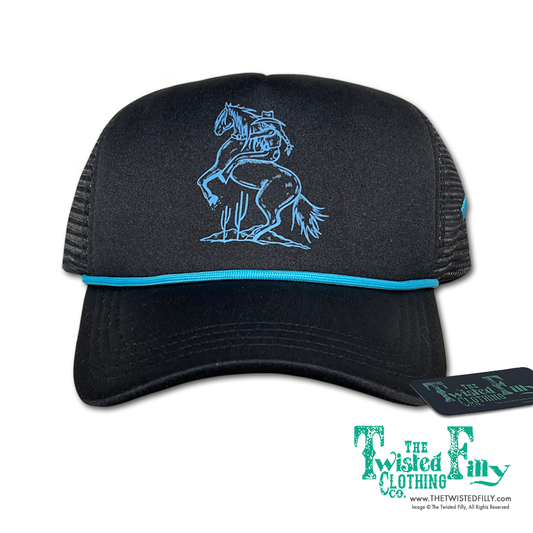 Bucking Cowgirl - Adult Snapback Hat