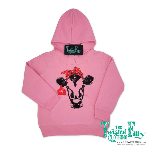 Red Bandana Calf - Toddler Hoodie (6pcs)