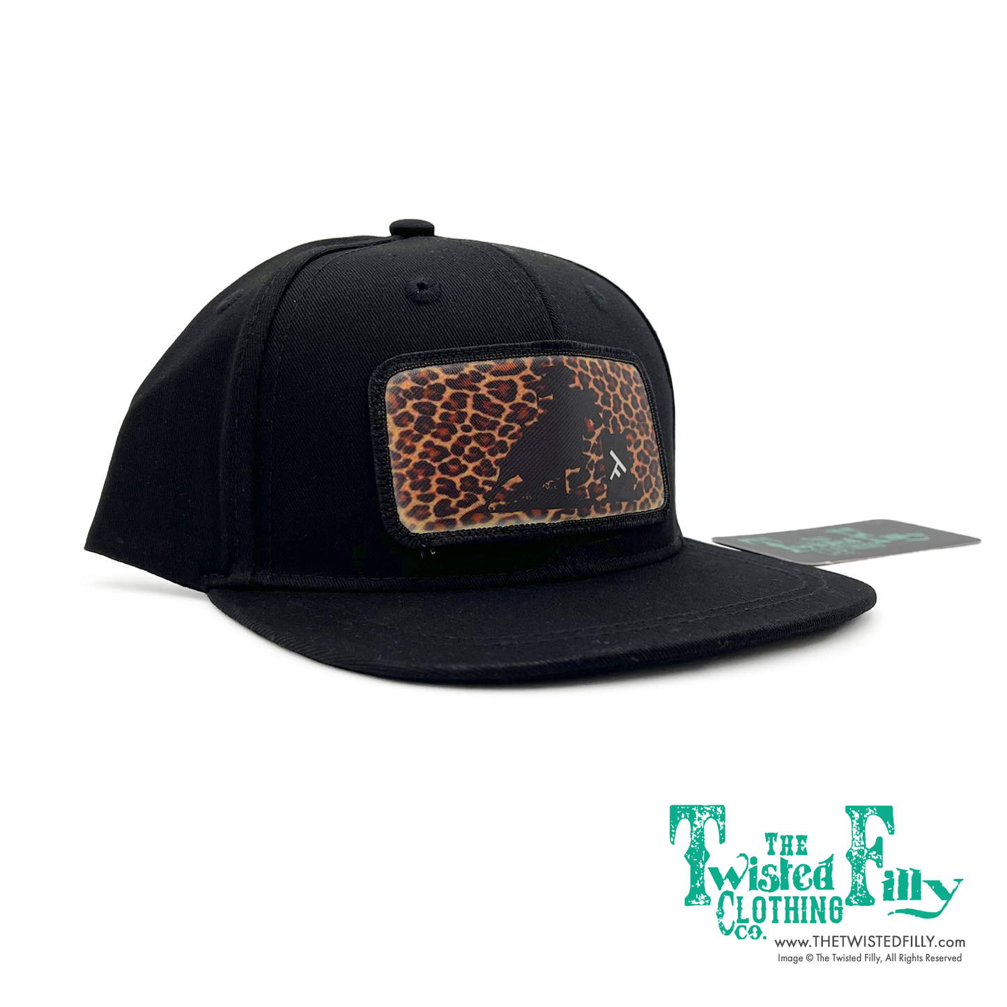 Cheetah Barrel Racer - Toddler Snapback Hat - Black