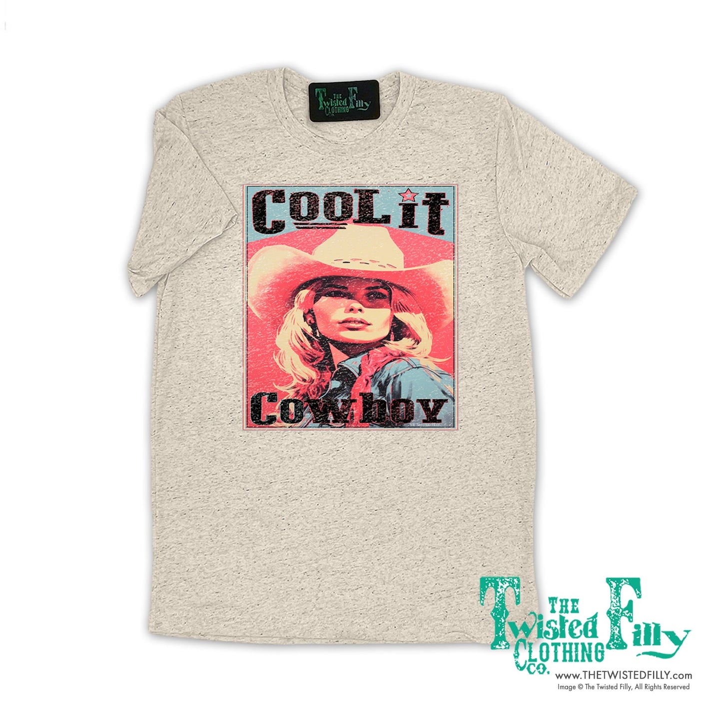 Cool It Cowboy - S/S Adult Crew Neck Womens Tee (7 Pcs)