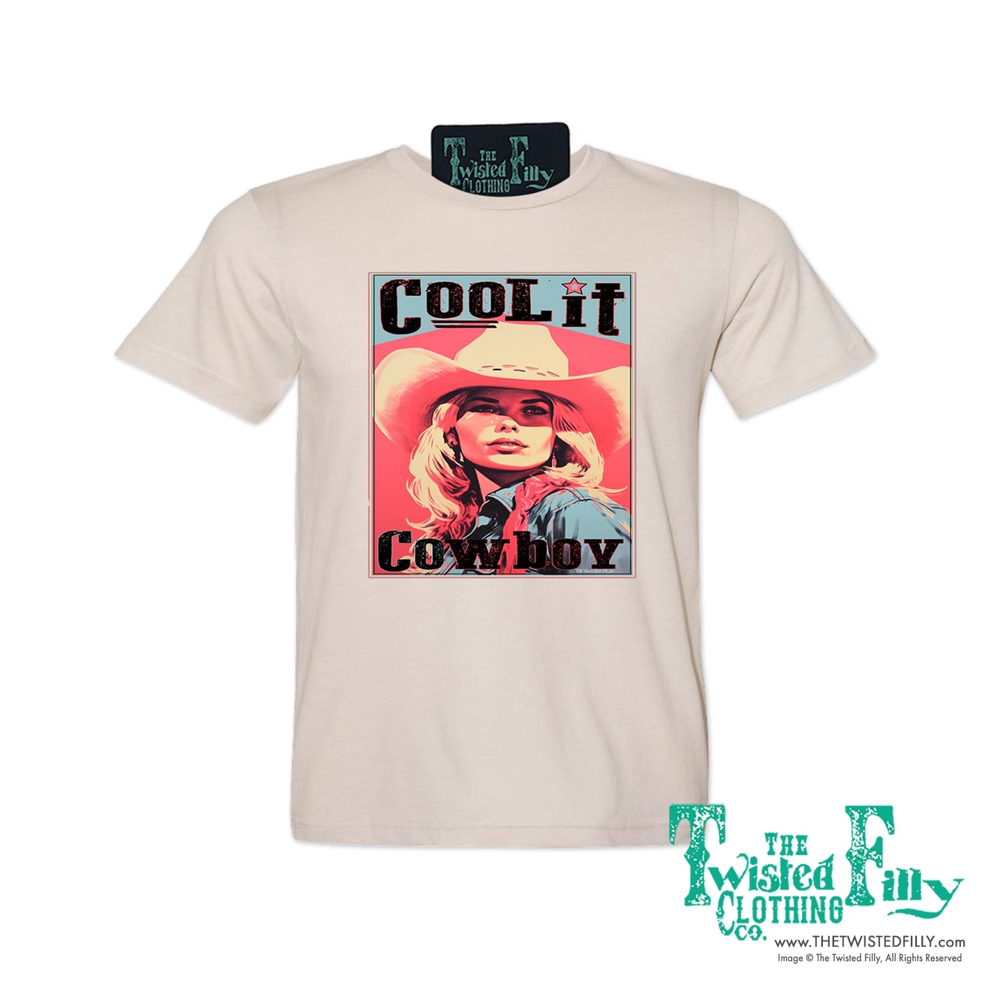 Cool It Cowboy - S/S Adult Crew Neck Womens Tee (7 Pcs)