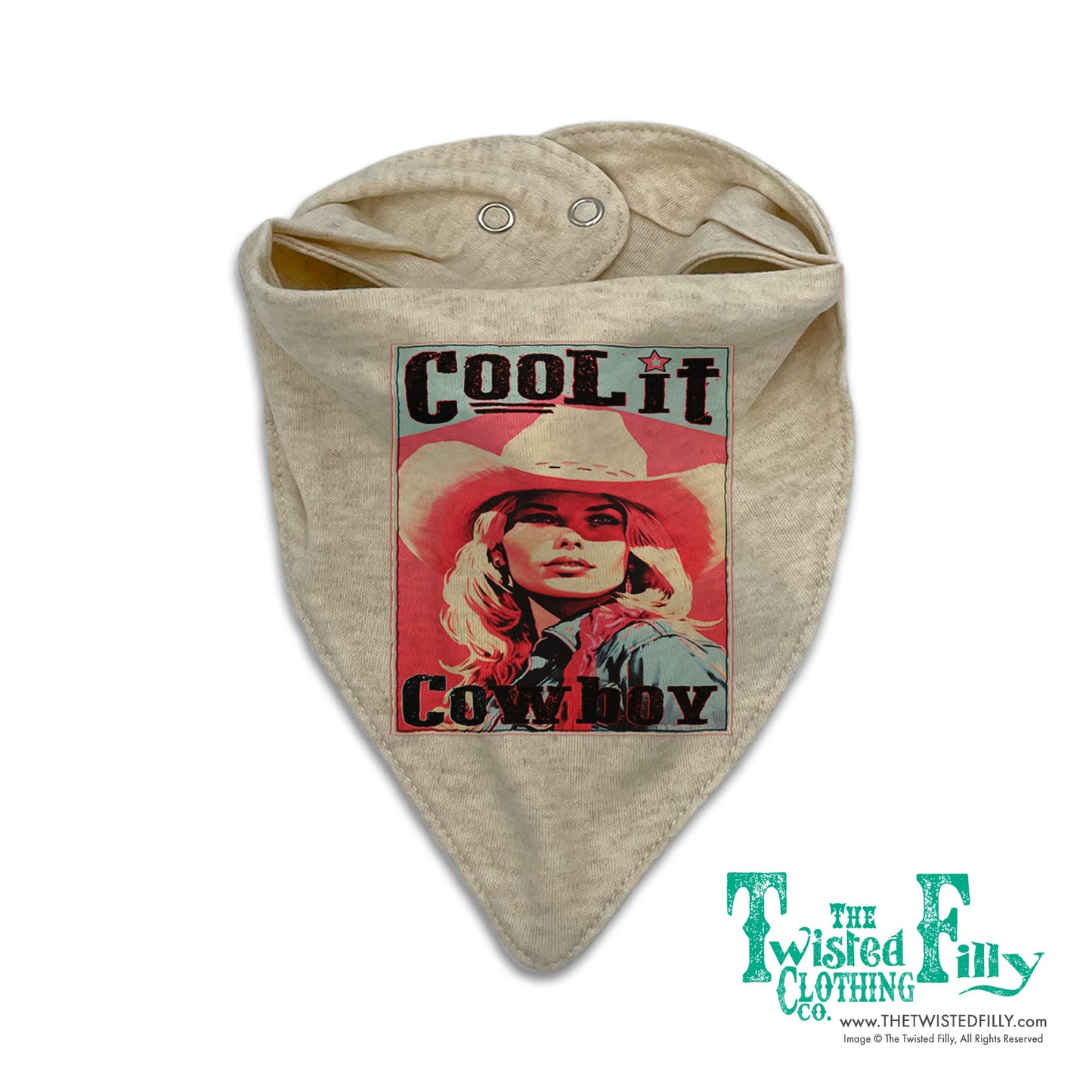 Cool It Cowboy Infant Bandana Bib (3 Pcs)