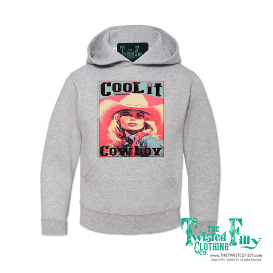 Cool It Cowboy - Girls Youth Hoodie (7 Pcs)