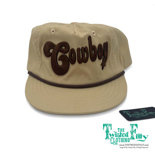 Cowboy 3D Embroidered - Infant Snapback Hat (2pcs)