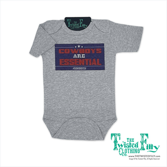 Cowboys Are Essential - S/S Infant One Piece (6 Pcs)