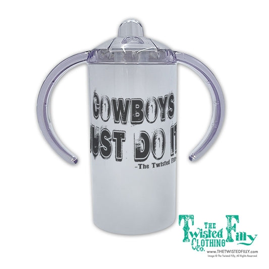 Cowboys Just Do It Sippy (2pcs)