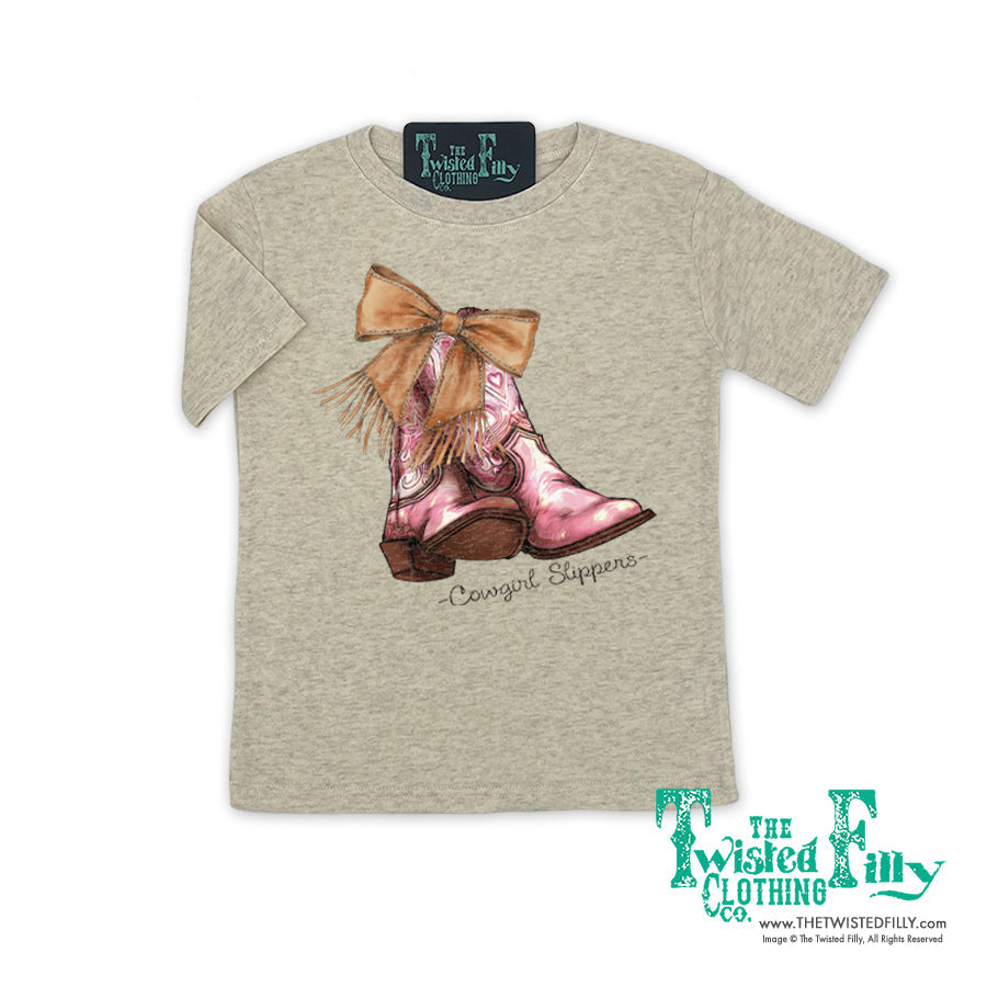 Cowgirl Slippers - S/S Toddler Tee (6 Pcs)