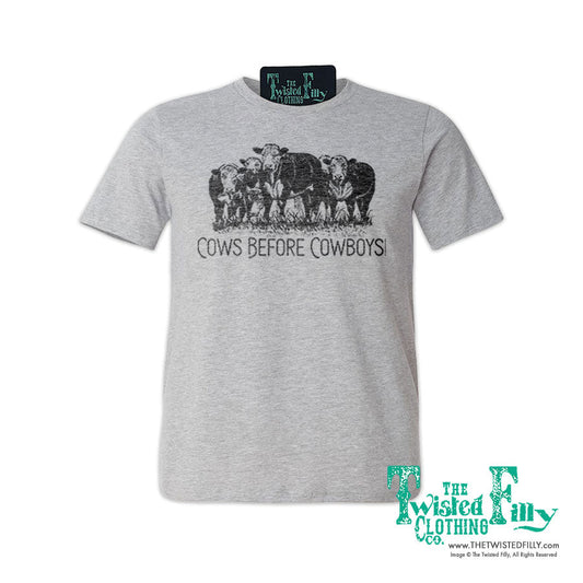 Cows Before Cowboys - Adult Crew Neck Tee (7 Pcs)