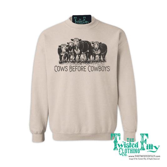 Cows Before Cowboys - Adult Sweatshirt (7 Pcs)