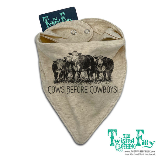 Cows Before Cowboys - Bandana Bib (3pcs)