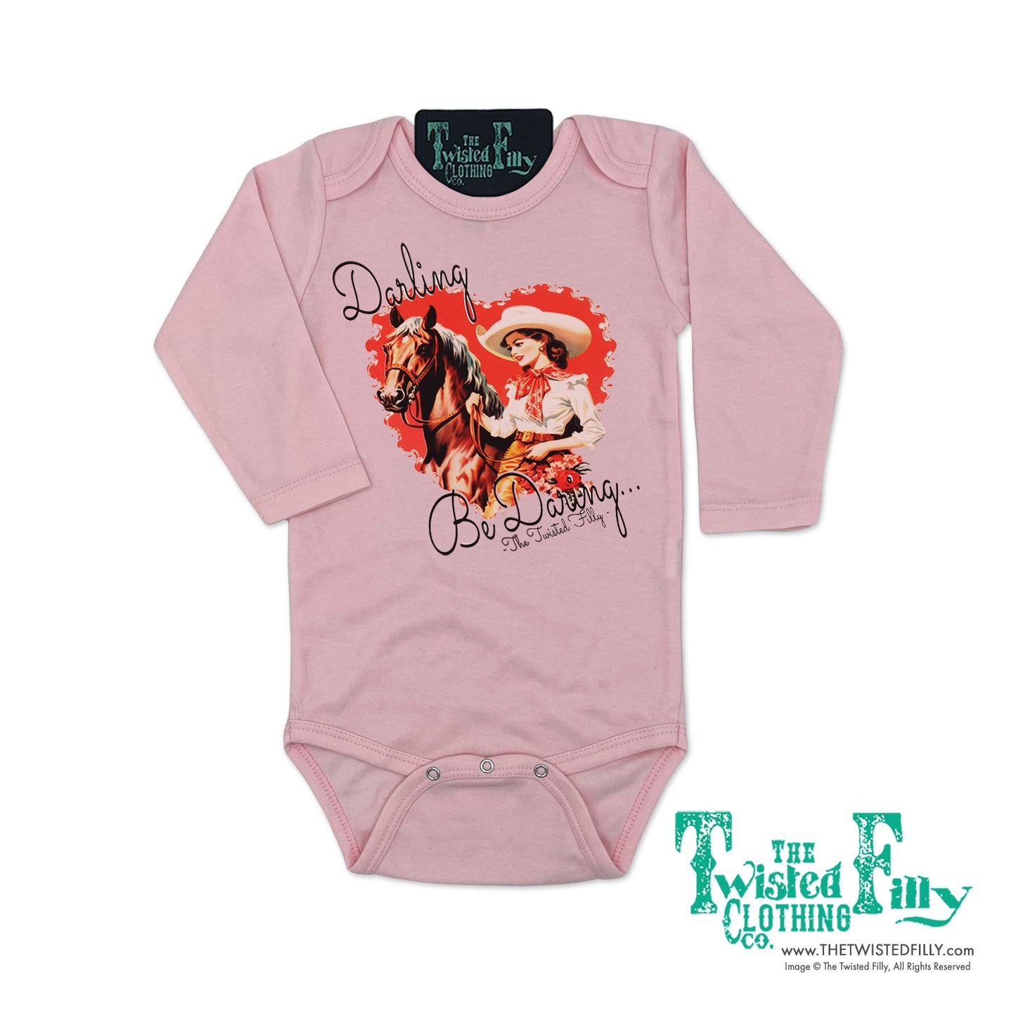 Darling Be Daring - L/S Infant One Piece (6pcs)